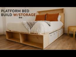 This plan is also available in a standard king version. Plywood Platform Bed With Storage 7 Steps Instructables