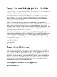 We did not find results for: Fungsi Hormon Kelenjar Pituitari Hipofisis