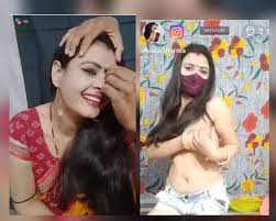 Desi bhabi live topless dance with face