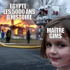 😎 Gims : « À l'époque de l'empire de Koush (un royaume de l'Égypte  antique), il y avait l'électricité. » « Les pyramides qu'on voit, au sommet  il y a de l'or !