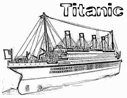 Titanic Coloring Page อน บาล ศ ลปะ เจ าหญ ง