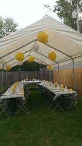 Image Result For How To Set Up Baby Shower Table Wedding Backyard Reception Backyard Wedding Decorations Cheap Backyard Wedding
