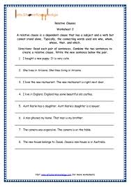 We did not find results for: Grade 5 English Resources Printable Worksheets Topic Relative Clauses Lets Share Knowledge