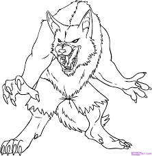 Print our free coloring pages. How To Draw A Cartoon Werewolf Step By Step Werewolves Monsters Free Online Drawing Tuto Werewolf Coloring Pages Monster Coloring Pages Wolf Coloring Pages