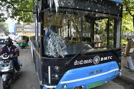 BMTC bus driver suffers seizure, hits several vehicles in Bengaluru - The  Hindu