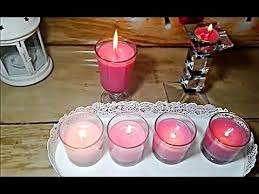 طريقة صنع الشموع بالمنزل Youtube Ramadan Decorations Tea Light Candle Tea Lights