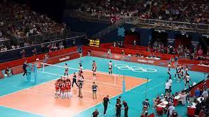 Beach volleyball is a team sport played by two teams of two players on a sand court divided by a net. Womens Volleyball Earls Court London Olympics 2012 Youtube