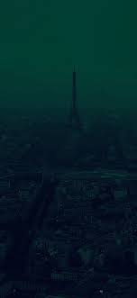 Bb44 Paris Dark Green City Illustration Art Via Http Iphonexpapers Com Wallpapers For I Dark Green Aesthetic Dark Green Wallpaper Black Aesthetic Wallpaper