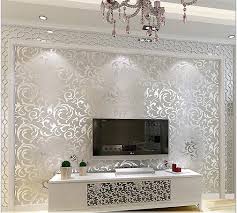 Pvc waterproof single side ocean natural landscape fish bowl aquarium sticker: 3d European Waterproof Living Room Wallpaper Bedroom Sofa Tv Backgroumd Of Wall Paper Roll Silver Color Wall Sticker Images As Wallpaper Images For Wallpaper From Seller Enjoy 29 73 Dhgate Com