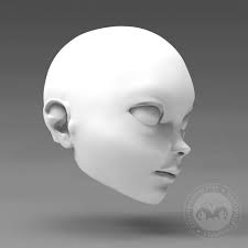 Das ist das ende unserer empfehlungen für dinge, die sie innerhalb einer stunde im 3d druck erstellen können. Anime Madchen 3d Kopfmodel Fur Den 3d Druck 110mm Marionettes Cz