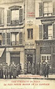 Carte Postale Ancienne La Plus Petite Maison De Paris 1906 Paris Visite Image Paris Paris