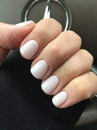 Cnd Romantique White Shellac Nails Kathy Nails Fake Acrylic Nails