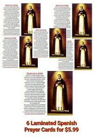 En la orden de los agustinos ocupó los cargos de prior conventual, visitador general y prior provincial de andalucía y. 6 San Luis Beltran Estampa Laminada Oracion Ninos Proteccion Cuba Spanish Prayer Ebay