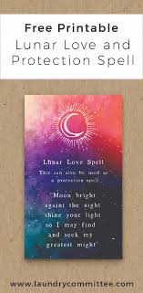 Enjoy reading and share 1164 famous quotes about spell with everyone. Free Printable Wall Art Lunar Love Spell Quote Laundry Committee