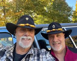 Friends Forever Category….. 50 years! HS, the Army, the Guards, Fire &  Police Depts. It's been a long road but somebody had to carry him! Dave  Spadafore, Til Valhalla! 🇺🇸