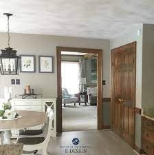 Learn how to modernize oak kitchen cabinets on budget. The 7 Best Neutral Paint Colours To Update Dark Wood Trim Kylie M Interiors