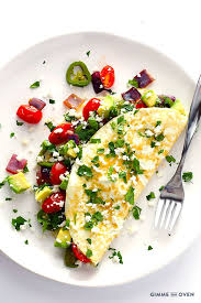 Mexican Egg White Omelet Gimme Some Oven Recipe Easy Healthy Breakfast High Protein Breakfast Recipes Mexican Breakfast Recipes