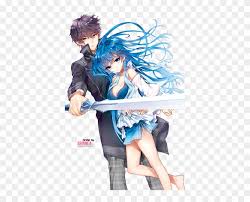 Hot anime boy anime boys cute anime guys anime outfits anime style manga xd anime sword estilo anime anime people. Anime Couple Tough Anime Love Anime Guy With Sword Anime Girl Blue Hair With Boy Free Transparent Png Clipart Images Download