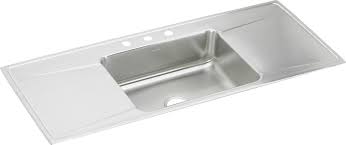 We did not find results for: Elkay Lustertone Classic Stainless Steel 54 X 22 X 7 5 8 Single Bowl Drop In Sink With Drainboard