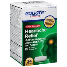 Equate Extra Strength Headache Relief Acetaminophen Caplets 250 Mg 24 Ct Walmart Com Headache Relief Headache Medicine Humor