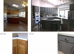 Before After Kitchen Quick Fix Golden Oak Cabinets Grey Cabinets Painting Oak Cabinets Updating Oak Cabinets Oak Cabinets