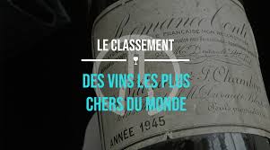 Environ 1% sont des vin, 1% des bouteilles et 1% desseaux, glacières et supports. Les Vins Les Plus Chers Du Monde Classement 2020 2021