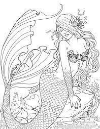 Download and print these printable little mermaid coloring pages. Enchanted Designs Fairy Mermaid Blog Free Mermaid Coloring Page In 2021 Mermaid Coloring Book Mermaid Coloring Pages Princess Coloring Pages