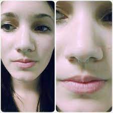 Septum Piercing Retainer And Skin Reaction To Piercing Retainer Septum Piercing Retainer Septum Piercing Piercing Retainers