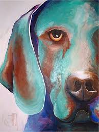 Abstract Dog Paintings Dog Paintings Animal Paintings Dog Art