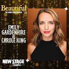 Meet the cast of Beautiful: The Carole King Musical starting with Emily  Gardenhire playing Carole King! Emily is so happy to be in Jackson making  her NST debut! She is a North
