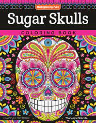 The spruce / evan polenghi these turkey coloring pages will get all the kids excited. Sugar Skulls Coloring Book Mcardle Thaneeya Amazon Com Mx Libros