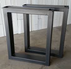 Custom Made Metal Table Legs Burton Table Legs Steel Table Legs Metal Table