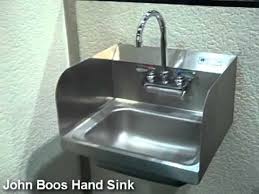 john boos hand sink youtube