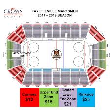 Fayetteville Marksmen Vs Pensacola Ice Flyers Crown Complex