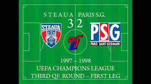 The match kicked off 18:30 utc. Steaua 3 2 Paris Saint Germain 3 0 After Uefa Decision 1997 1998 Ucl Youtube