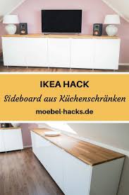 Ikea Hack Sideboard Aus Kuchenschranken Du Willst Mehr Stauraum Und Ein Tolles Sideboard Hier Ikea Hack Wohnzimmer Ikea Hacken Kinder Sideboard Selber Bauen