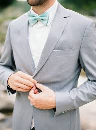 Grey Suits With Blue Bow Ties Google Search Wedding Suits Men Grey Wedding Suits Men Wedding Suits Men Blue