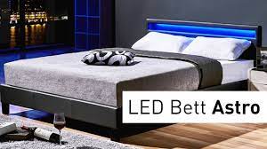 Laden + led 180x200 mars, eiche dekor. Led Bett Astro Montagevideo Youtube