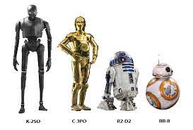 K 2so C 3po R2 D2 And Bb 8 Aka The Best Droids In Star Wars Star Wars Droids Star Wars Stars