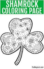 Print Out This Fun Shamrock Coloring Page Free Printable For St Patrick S Day The Col St Patricks Day Crafts For Kids Free Kids Coloring Pages Coloring Pages
