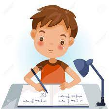 Throughout the prime time on or completely separate the app allows for kids notes. Boys Are Writing Kids Doing Homework Maths At Home Cartoon Royalty Free Cliparts Vectors And Stock Illustration Image 105746701
