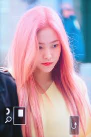 Long straight alternative hairstyle with blunt cut bangs. Claudia On Twitter Seulgi Black Hair Yeri Pink Hair And Joy With Bangs Day 3 Is Coming