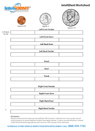 Paintless Dent Repair Pdr Estimation Calculator Intellident