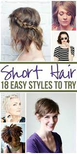 French twist on short hair. 18 Easy Styles For Short Hair