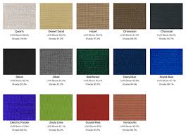 Serious About Shade Shade Cloth Colours