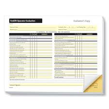 Use this checklist to identify gaps in forklift operator training. Forklift Operator Evaluation Form Forklift Form Hrdirect