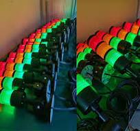 Custom RS485/RS232 3 colors led signal tower light for ...