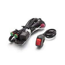 Driving lamps are specifically designed to emit penetrating beams of light to keep you safe and in control whatever the weather, wherever you are. Universal Motorcycle Spot Fog Light Wiring Kit Plug N Play Caferacerwebshop Com