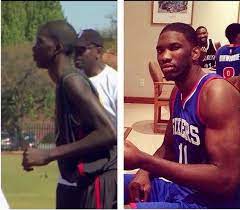 Joel troel embiid ретвитнул(а) donovan mitchell. You Won T Recognize This Photo Of Joel Embiid From Three Years Ago For The Win
