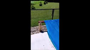 It is an irregular shaped pool. Homemade Solar Cover Reel Youtube